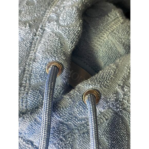 Christian Dior Oblique Relaxed-Fit Hooded Sweatshirt Blue Size XS Unisex NWT COA - Picture 15 of 16
